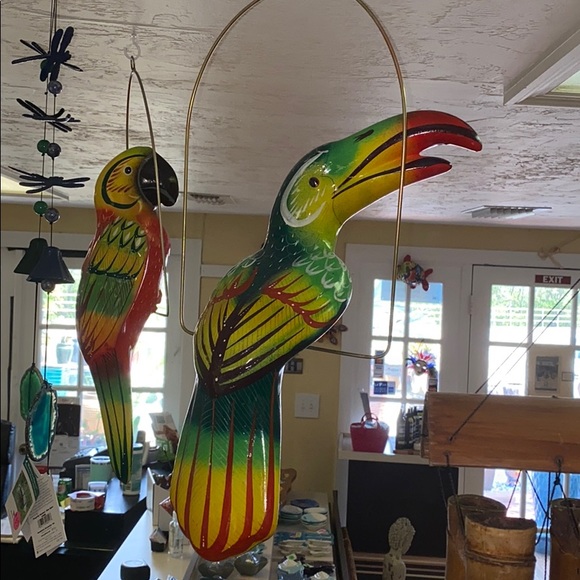 🛑SOLD Talavera Hanging Toucan - Picture 2 of 3